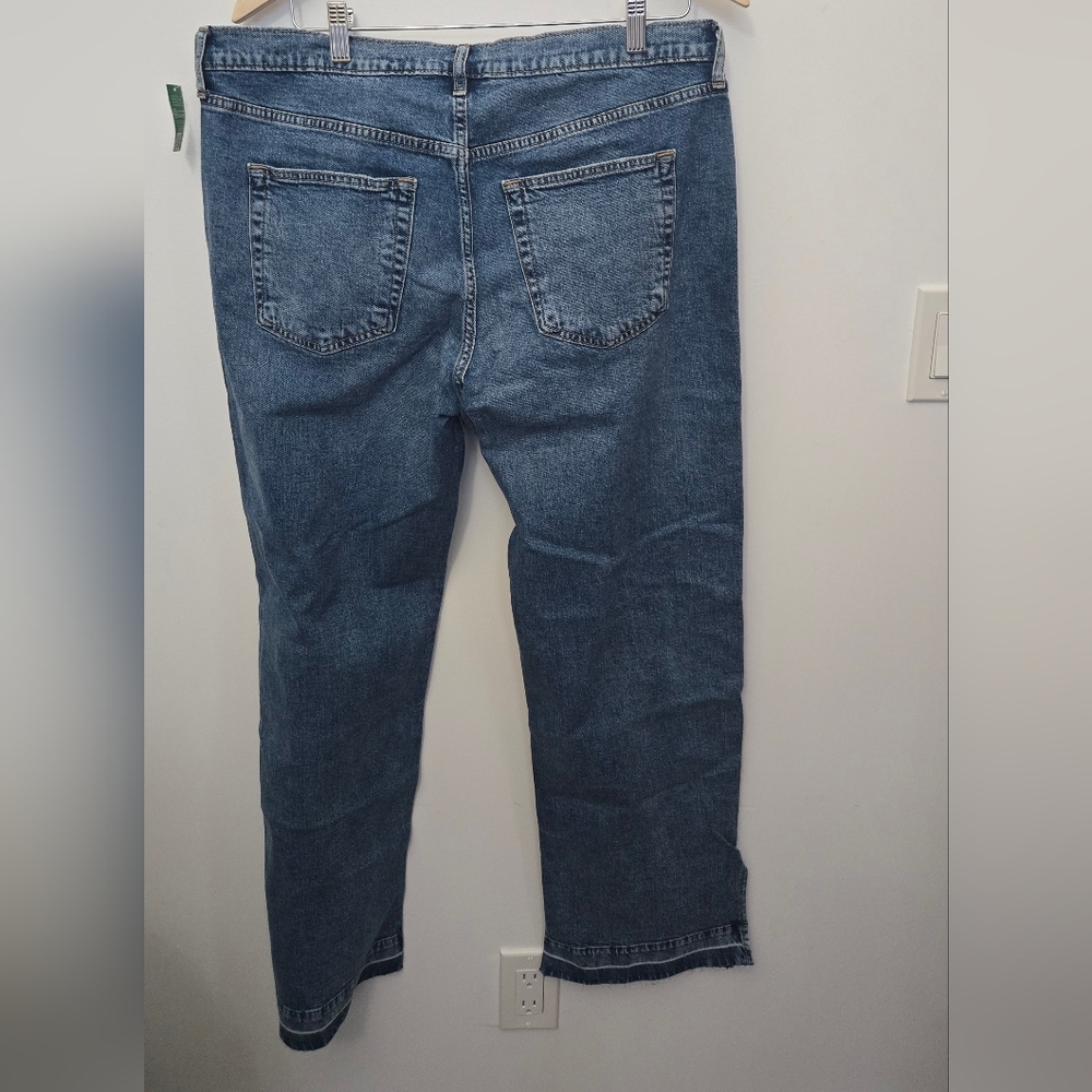GAP Women's Loose Fit Mid-rise Jeans - Blue - Picture 2 of 2